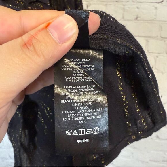 Anthropologie Quinn Sequin Embellished Tiered Tunic Top - Picture 7 of 7